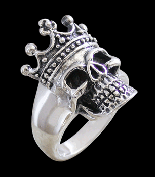 "King of death" silverring.