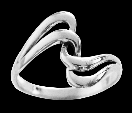 Vacker ring i Äkta silver. - 2