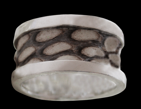 Kobra ring i Äkta silver. - 2