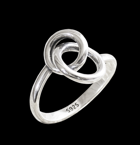 Circles of love. Silverring. - 2