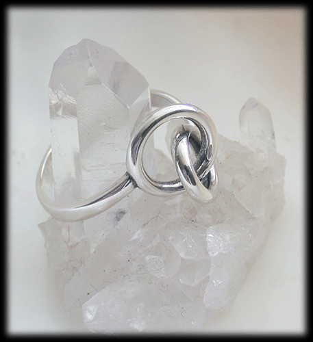 Circles of love. Silverring. - 3