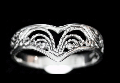 Liten filigran ring. - 2