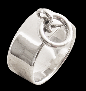 7.8 mm. O-ring i Äkta silver.