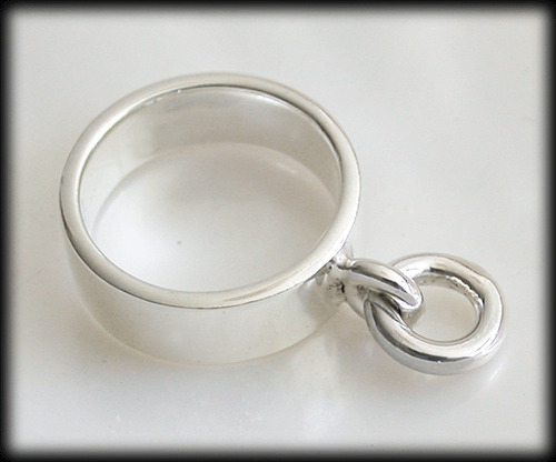 6 mm. O-ring i Äkta silver. - 3