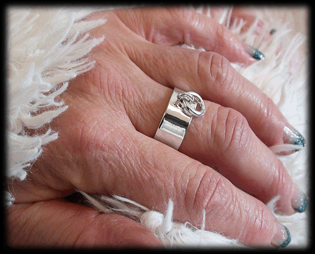 6 mm. O-ring i Äkta silver. - 4