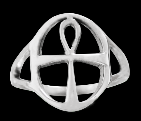 Ankh ring i Äkta silver. - 2