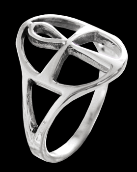 Ankh ring i Äkta silver.