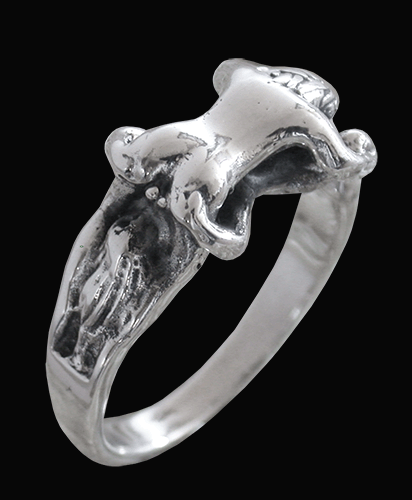 69:an. Erotisk ring i Äkta silver.