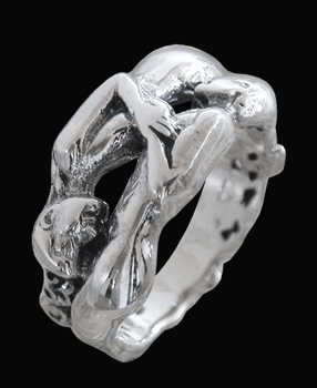 Sexig ring med 69:an i äkta silver.