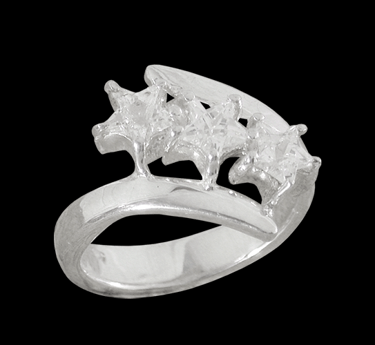 Bling stjärna ring " one of a kind". - 2