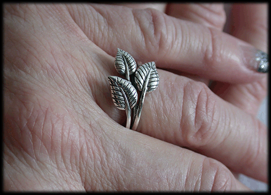 "Vårkänslor" ring i Äkta silver. - 3