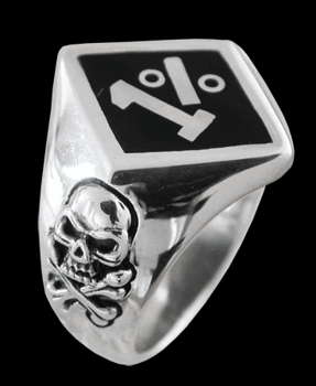 1 % Ringen i Äkta silver.