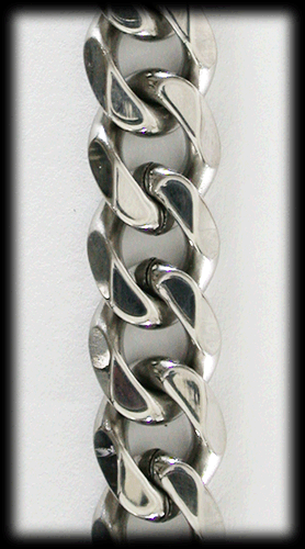 15 mm. Pansarlänk ståhalsband. - 3