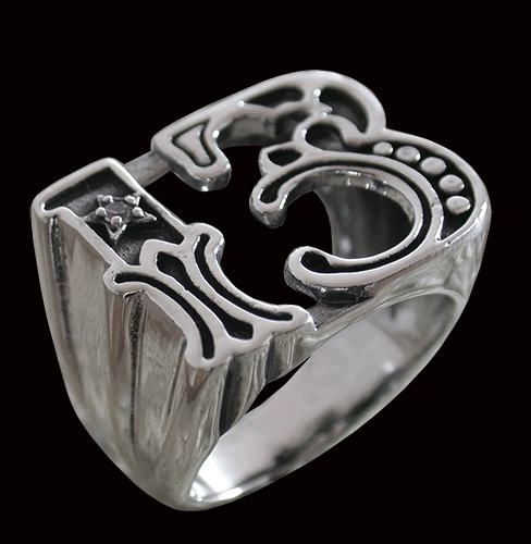 13 Ring med bling i Äkta silver.