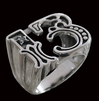 13 Ring med bling i Äkta silver.