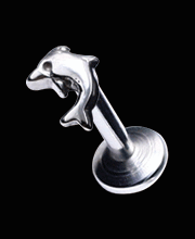 MLBSC58 Labret med delfin.