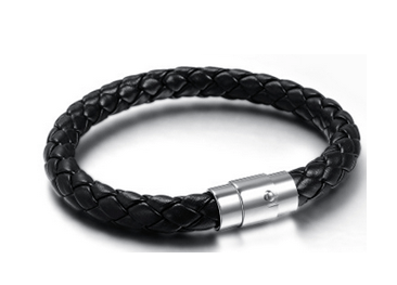 Vanligt enkelt läderarmband. - 3