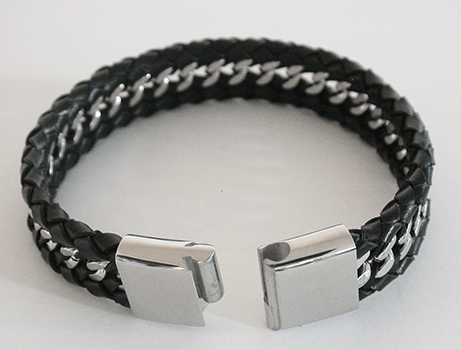 Kaxigt läderarmband. - 4
