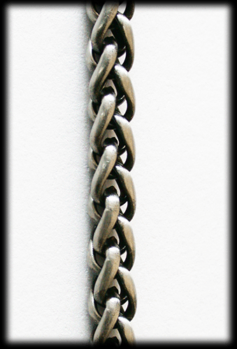 3.9 mm. Stålhalsband repmodell. - 3
