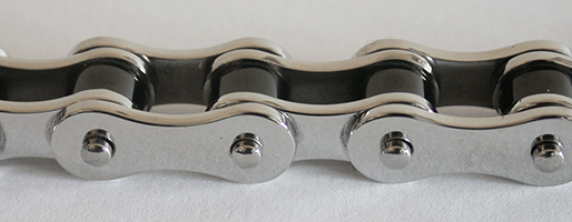 12.5 mm. Blank. MC Armband i stål. - 3