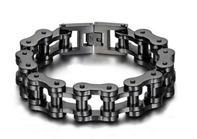 23.5 mm. Blank. MC Armband i stål.