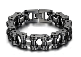 23.5 mm. Blank. MC Armband i stål.