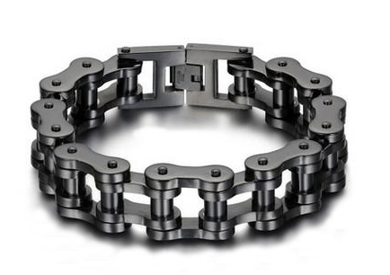 23.5 mm. Blank. MC Armband i stål. - 2