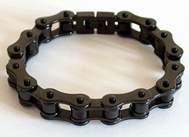 12.5 mm. Shiny. MC Armband i stål.