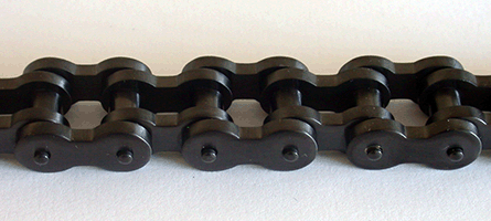 20 mm. Matt. MC Armband i svart stål. - 3
