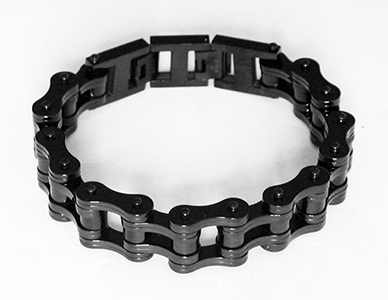 19 mm. Blank. MC Armband i stål.