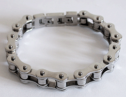 12.5 mm. Matt. MC Armband i stål.