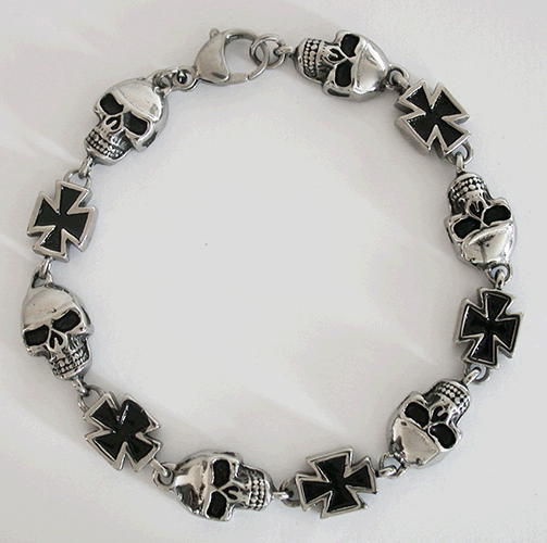 Malteser - dödskalle armband. - 2