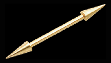 GPBLLC Barbell med lång kona.