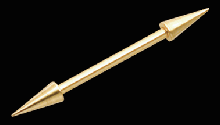 GPBLLC Barbell med lång kona.
