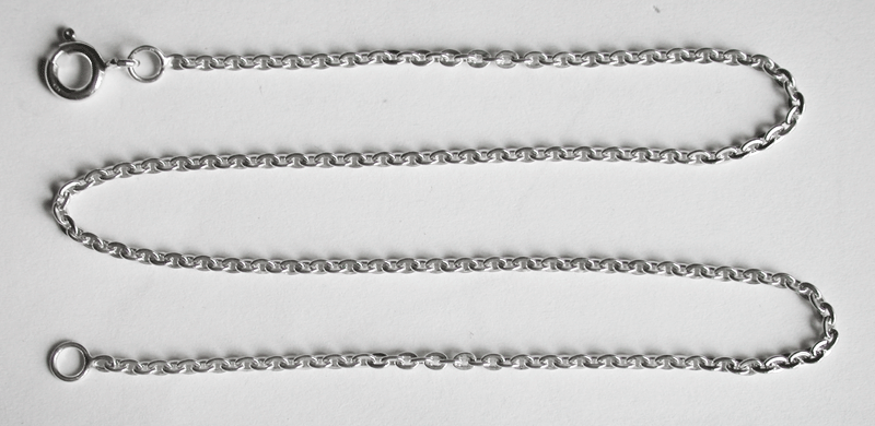 2 mm. Ankarlänk kedja i Äkta silver. - 3