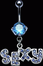 Navelsmycke Sexy i strass.