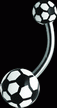 BNNPRB8 Fotbolls-piercing.