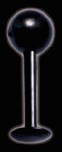 BKMLB, BKLB Labret i Black steel.