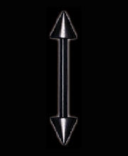 BKBLC, BKMBLC Black steel Barbell med kona.
