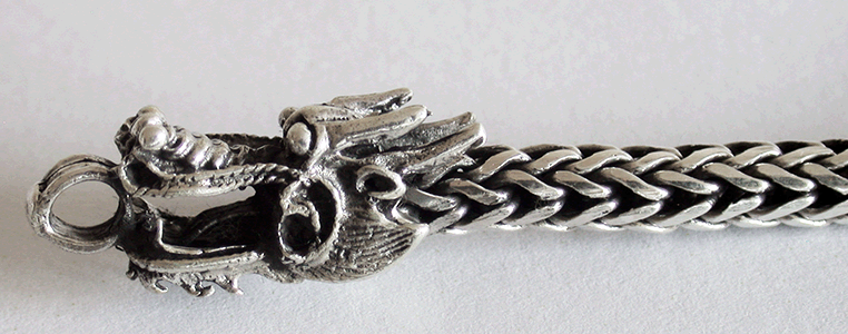 Drake armband i Äkta silver. - 2