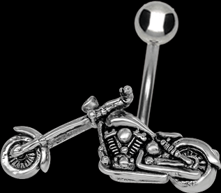 Navelsmycke Chopper.