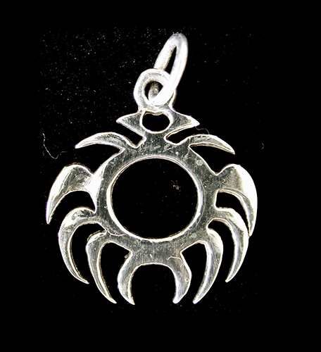 Tribal halsband i Äkta silver. - 2