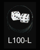 JPBBCL100L Två tärningar.