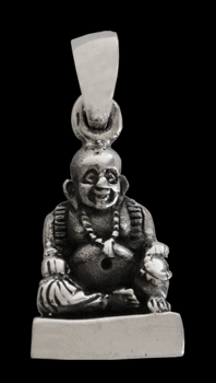 Kinesisk Buddha i Äkta silver.