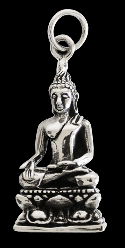 Thailändsk Buddha hänge i Äkta silver.