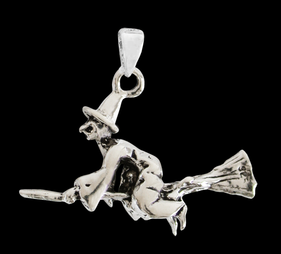 Liten häxa halsband i Äkta silver.