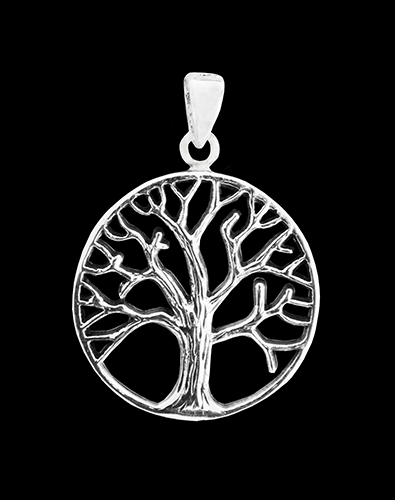 Livets träd halsband i Äkta silver.