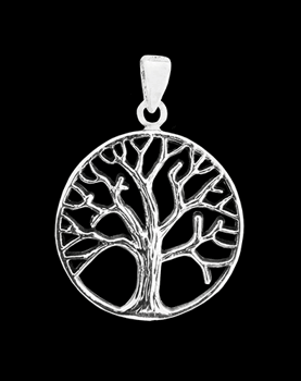 Livets träd halsband i Äkta silver.