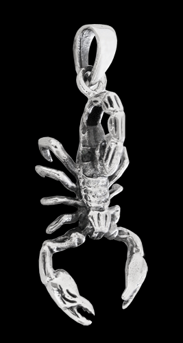 Skorpion halsband i Äkta silver.