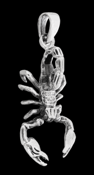 Skorpion halsband i Äkta silver.
